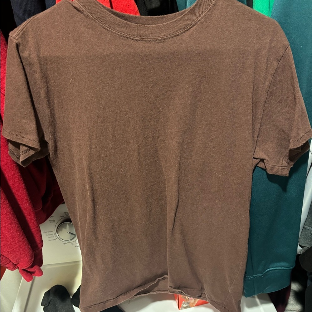 Aeropostale Brown Short Sleeve Tee
